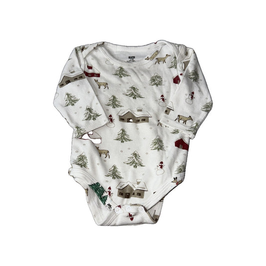 HB Unisex Holiday Onesie Size: 3-6 months Holiday
