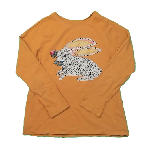 Tea Collection Girls Honey Rabbit Long Sleeve T-Shirt Size: 12 Years Honey Rabbit