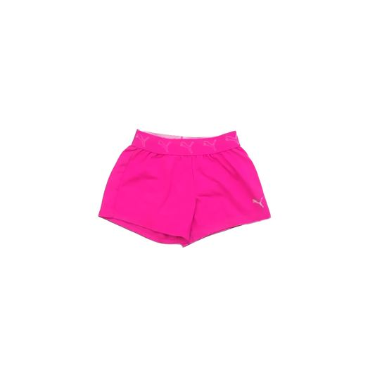 Puma Girls Hot Pink Athletic Shorts Size: 5-6 Years Hot Pink