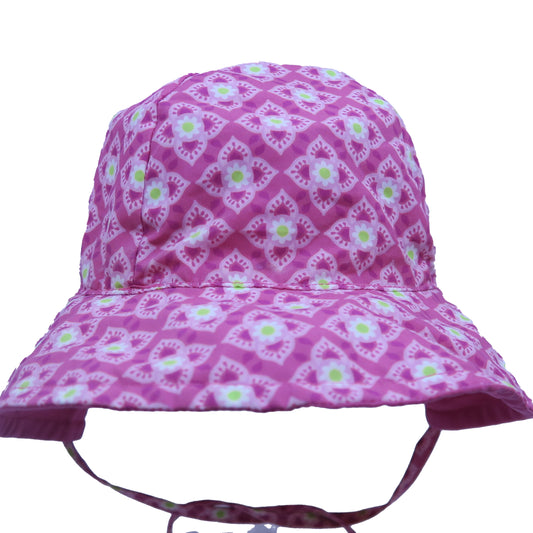 iPlay Girls Pink Sun Hat Size: *6-12 Months Pink