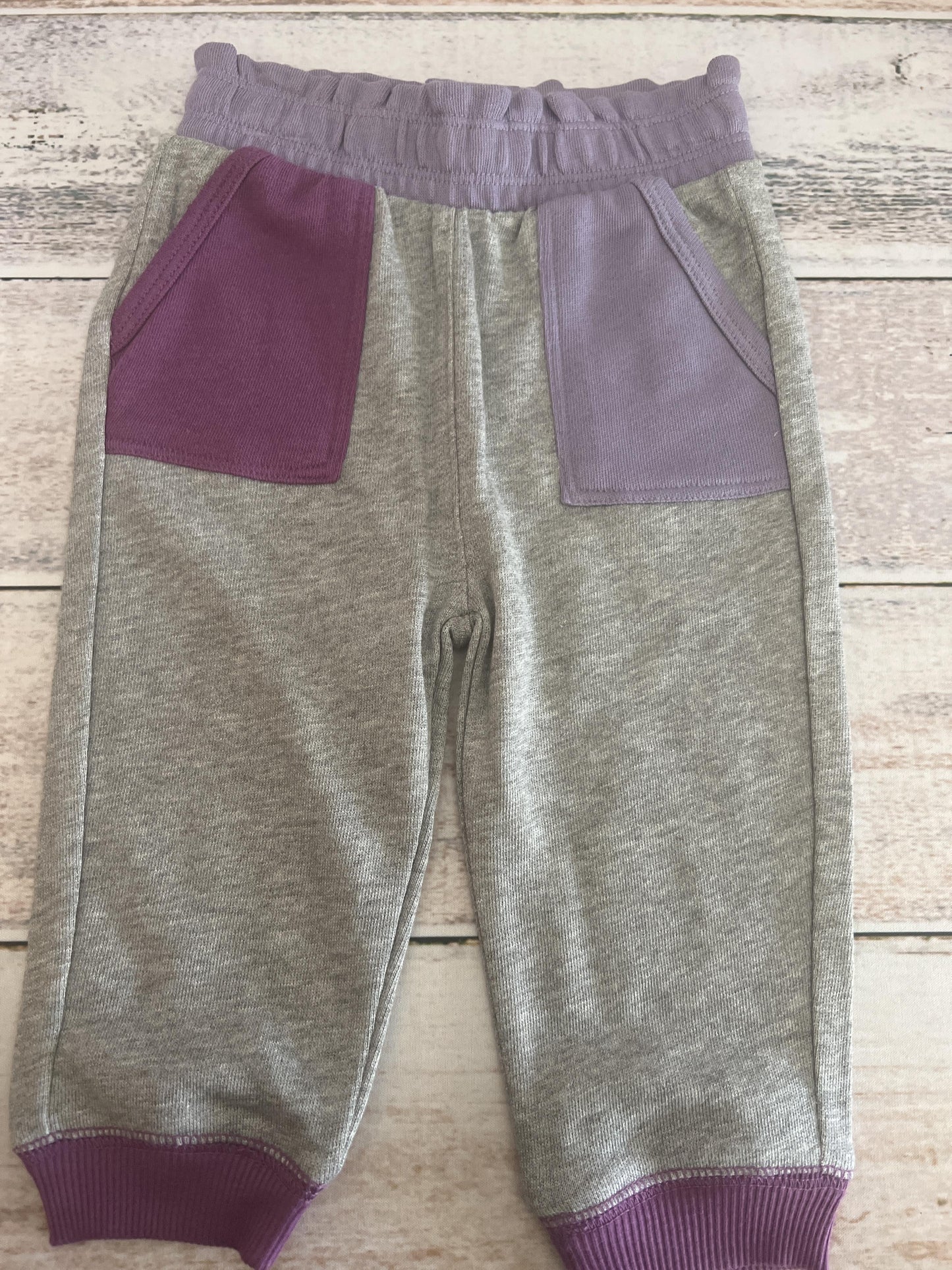 Splendid Girls Indigo | Grey Pants Size: 6-12 months Indigo | Grey