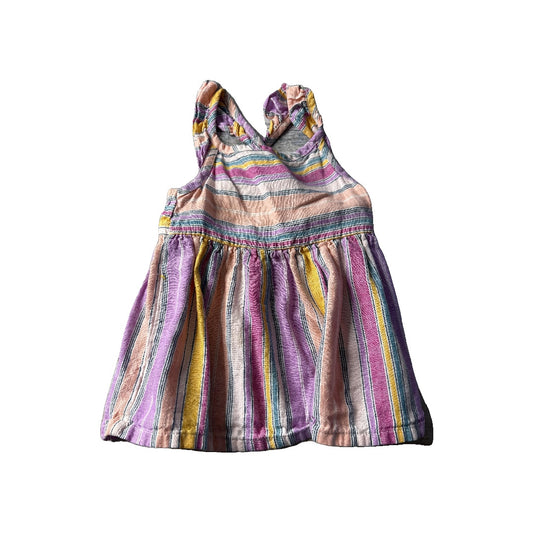 Carters Girls Indigo | pink | purple | Blue | Stripe Dress Size: 4T Indigo | pink | purple | Blue | Stripe