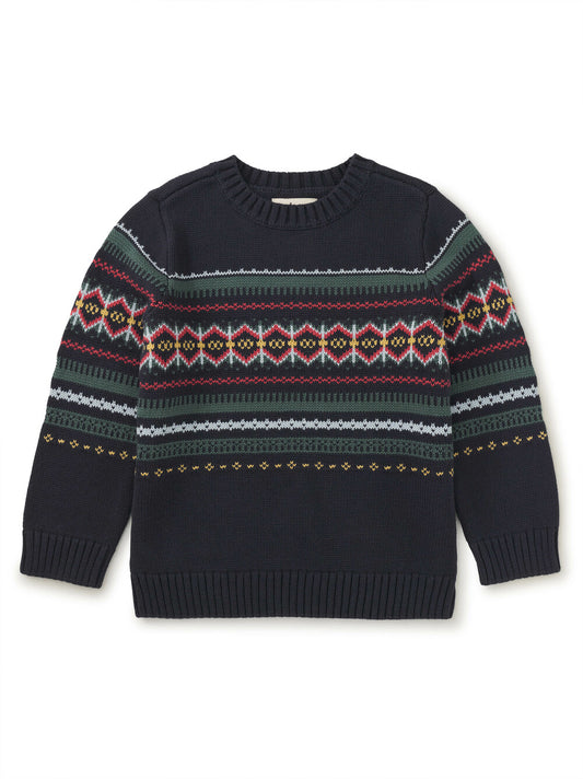 Tea Collection Boys Indigo Sweater Size: 3-6 Months Indigo