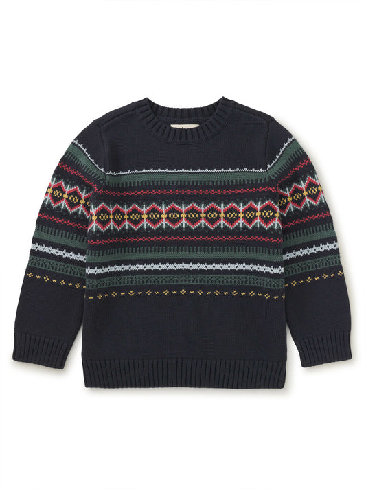 Tea Collection Boys Indigo Sweater Size: 9-12 Months Indigo