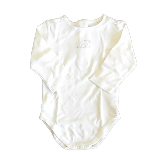 Janie and Jack Boys Ivory Bear Onesie Size: 3-6 Months Ivory Bear