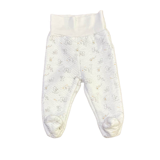 Mon premier Major Boys Ivory Bears Casual Pants Size: 6 Months Ivory Bears