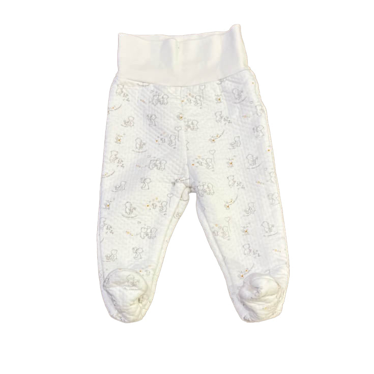 Mon premier Major Boys Ivory Bears Casual Pants Size: 6 Months Ivory Bears
