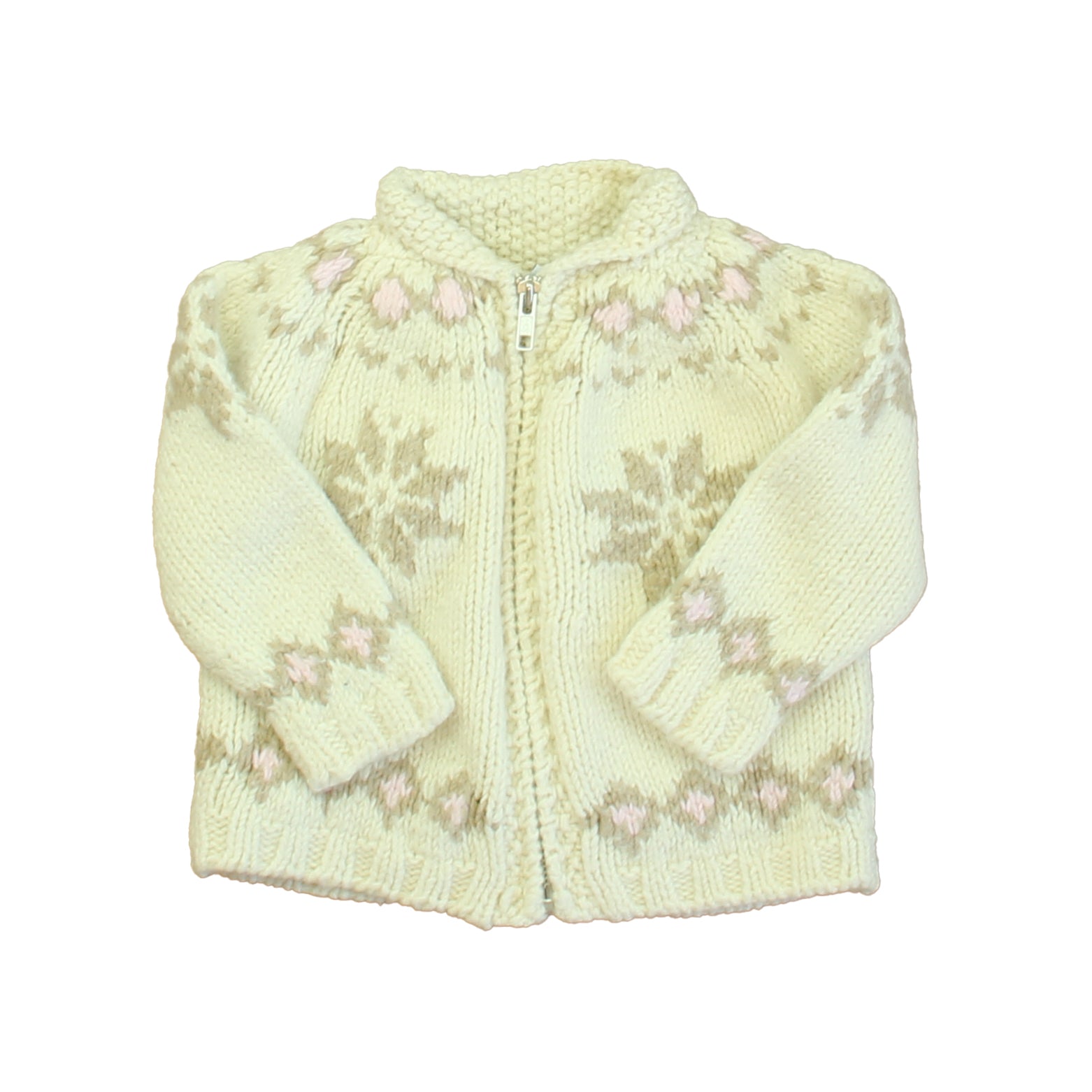 Gap Girls Ivory | Beige Cardigan Size: 12-18 Months Ivory | Beige