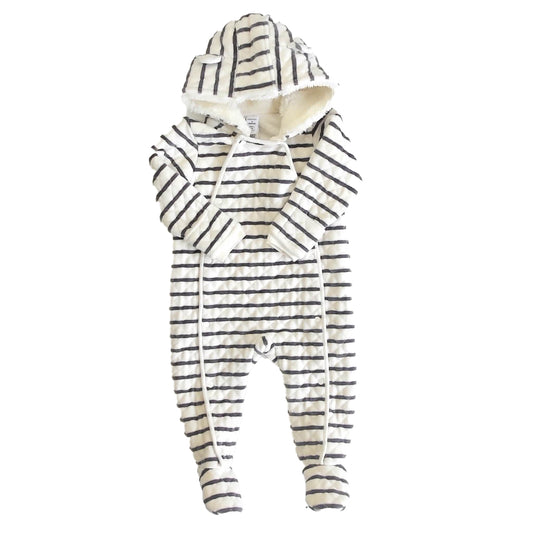 Nordstrom Unisex Ivory | Black Bunting Size: 12 Months Ivory | Black