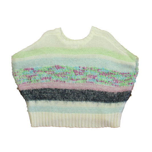 Splendid Girls Ivory | Blue | Purple Sweater Size: 4-5T