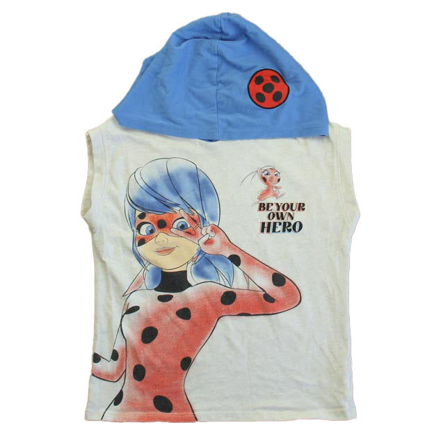 Miraculous Girls Ivory | Blue T-Shirt Size: 7-8 Years