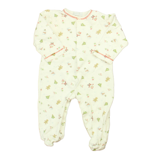 Hug Me First Boys Ivory Christmas Long Sleeve Outfit Size: 3-6 Months Ivory Christmas