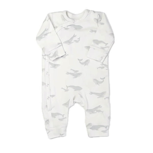 Pehr Boys Ivory Dolphins Long Sleeve Outfit Size: 3-6 Months Ivory Dolphins