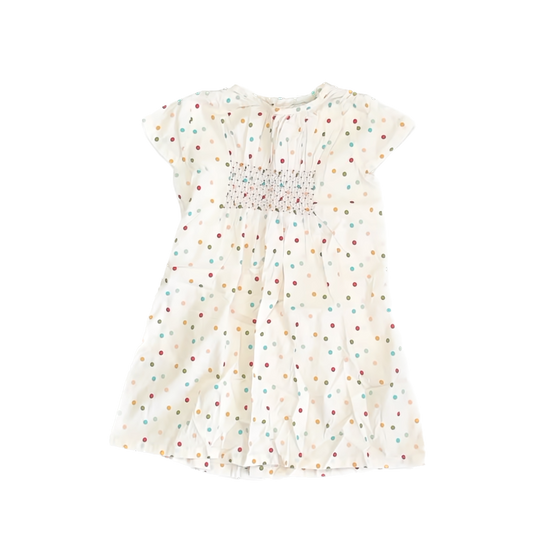 Unknown Girls Ivory Dots Dress Size: 5-6 Years* Ivory Dots