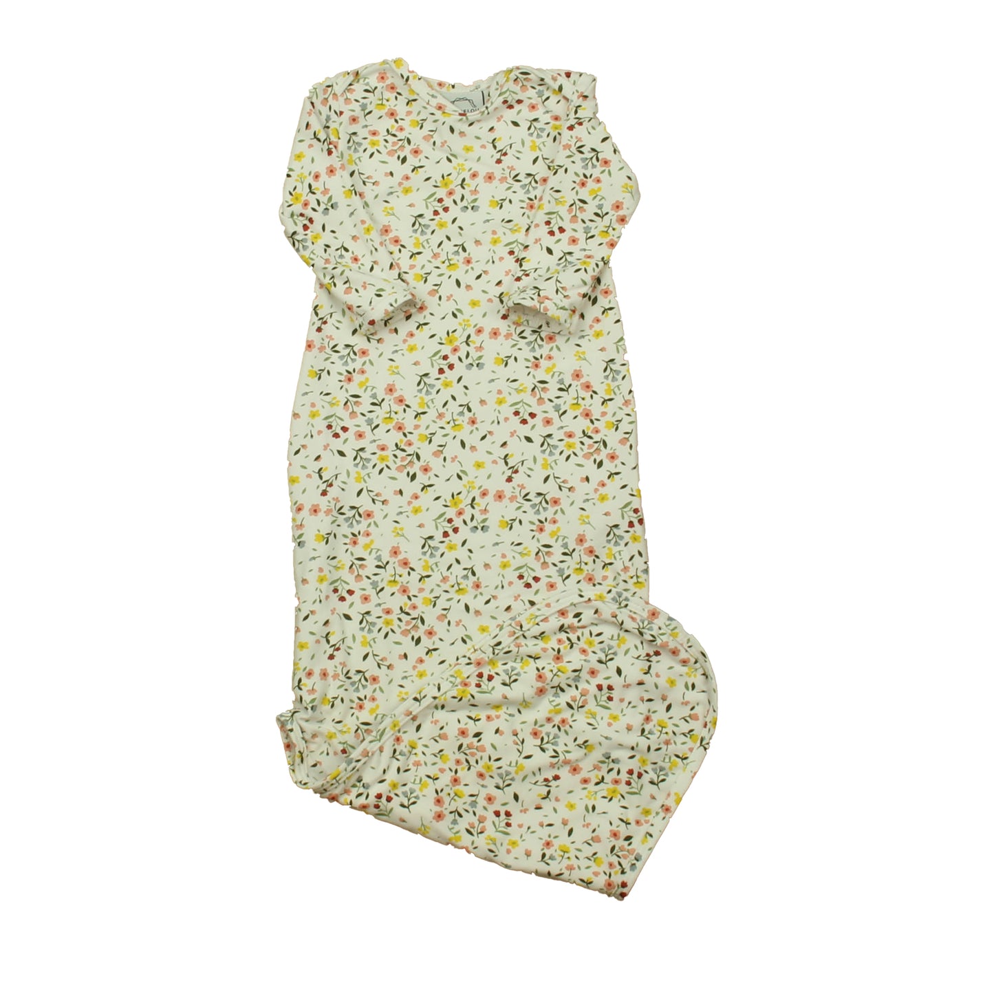 Bumbelou Girls Ivory Floral Nightgown Size: 12 Months Ivory Floral