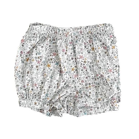 Tea Collection Girls Ivory Floral Shorts Size: 12-18 Months Ivory Floral