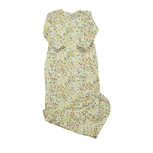 Bumbelou Girls Ivory Floral Nightgown Size: 12 Months Ivory Floral