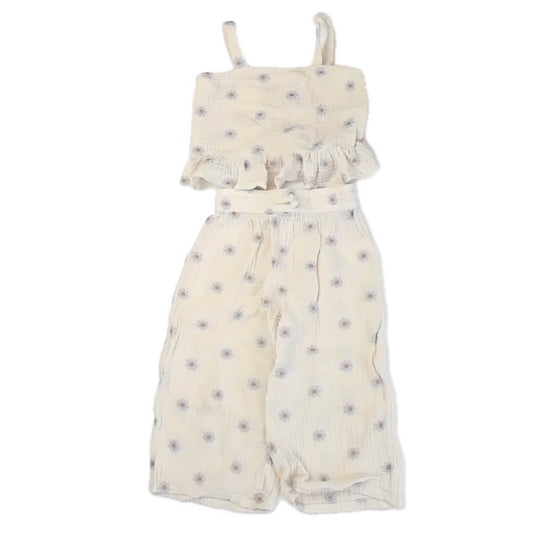 Rylee + Cru Boys Ivory Floral Apparel Sets Size: 4-5T Ivory Floral