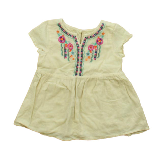 Gap Girls Ivory Floral Blouse Size: 2T