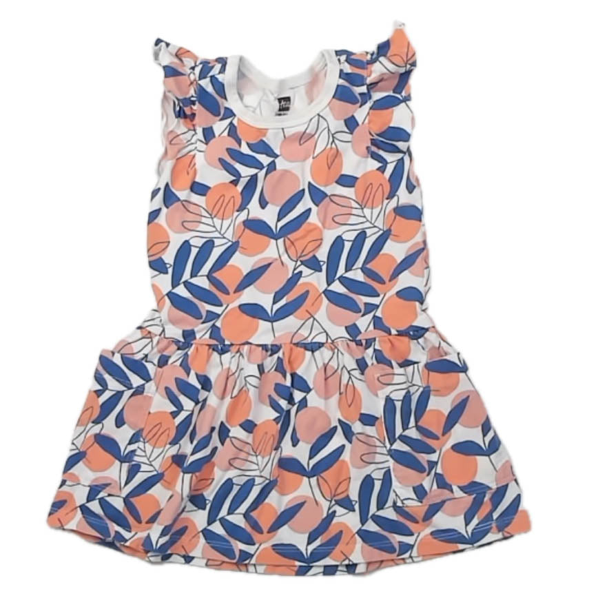 Tea Collection Girls Ivory Fruit Dress Size: 18-24 Months Ivory Fruit