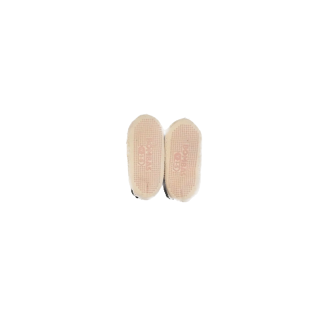 Bombas Girls Ivory Fruit Slippers Size: 1-5 Youth Ivory Fruit