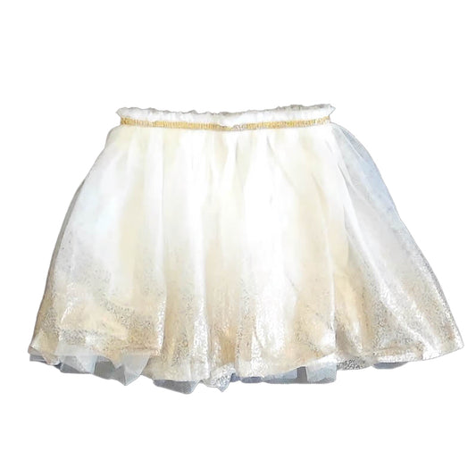 Rockets of Awesome Girls Ivory | Gold Skirt Size: 6 Years Ivory | Gold