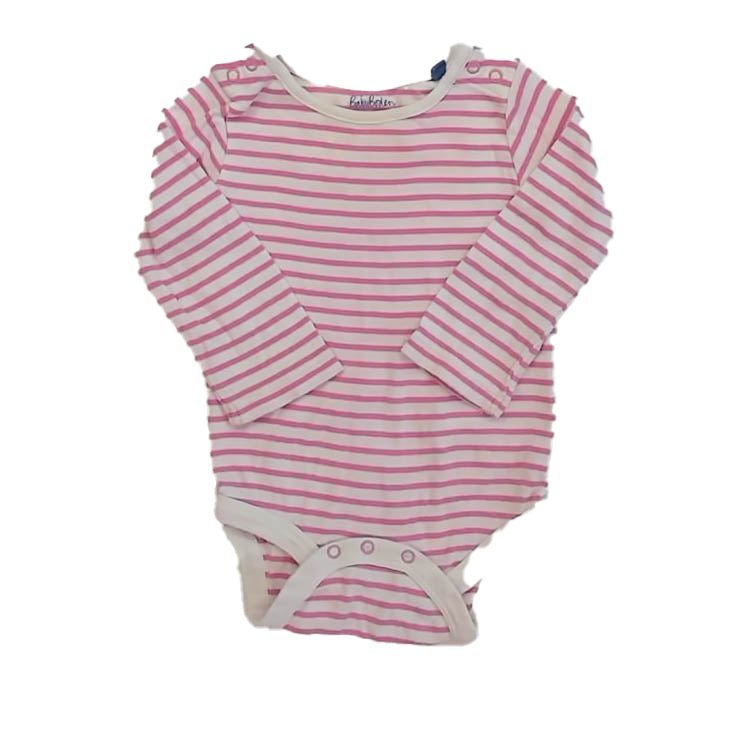 Boden Girls Ivory | Gray Floral Overalls Size: 6-9 Months Ivory | Gray Floral