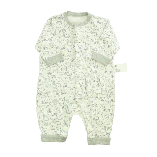 Uniglo Boys Ivory | Gray Long Sleeve Outfit Size: 3-6 Months Ivory | Gray