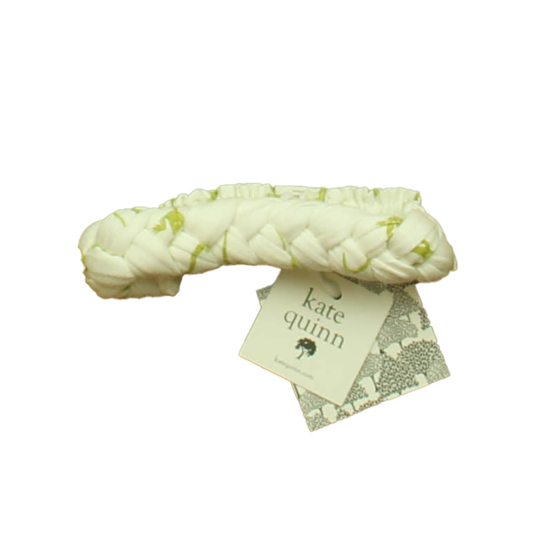 Kate Quinn Girls Ivory | Green Lizards Hair Accessory Size: 0-6 Months Ivory | Green Lizards