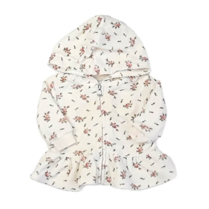 Ralph Lauren Girls Ivory Hoodie Hoodie Size: 3 Months Ivory Hoodie
