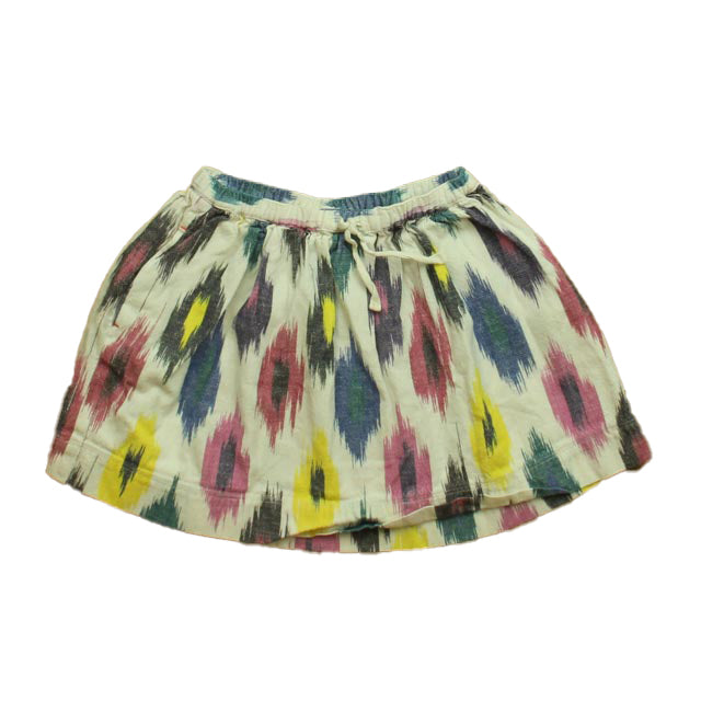 Crewcuts Girls Ivory Multi Skirt Size: 4-5T