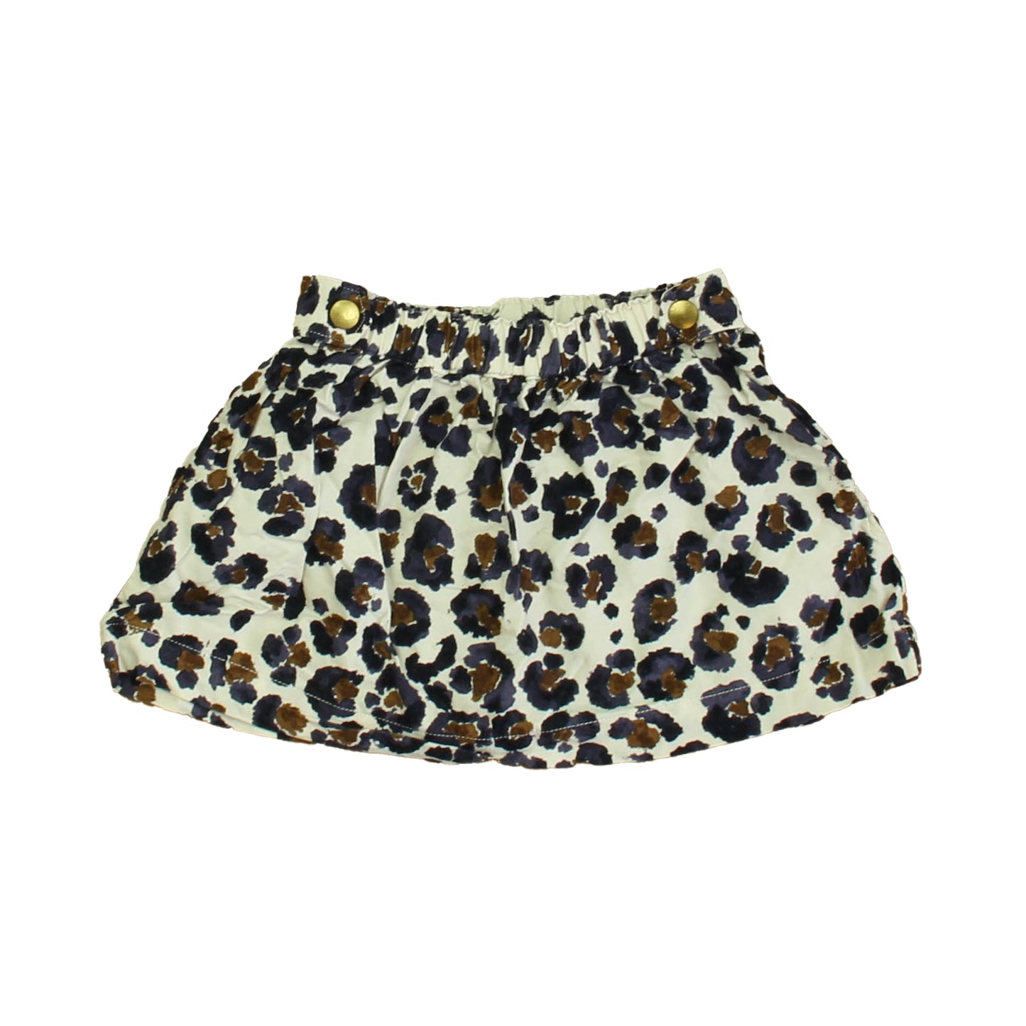 Crewcuts Girls Ivory | Navy | Brown Skirt Size: 2T Ivory | Navy | Brown