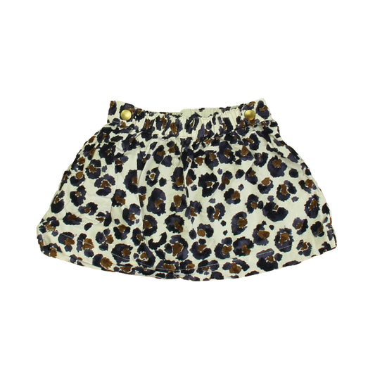 Crewcuts Girls Ivory | Navy | Brown Skirt Size: 2T Ivory | Navy | Brown