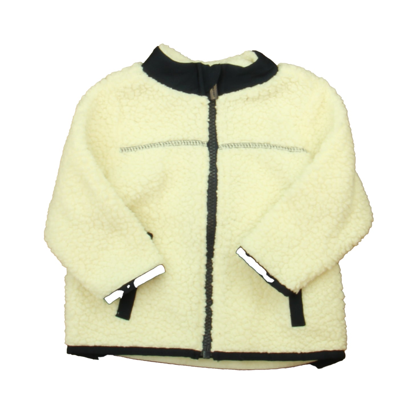 Old Navy Boys Ivory | Navy Fleece Size: 6-12 Months Ivory | Navy