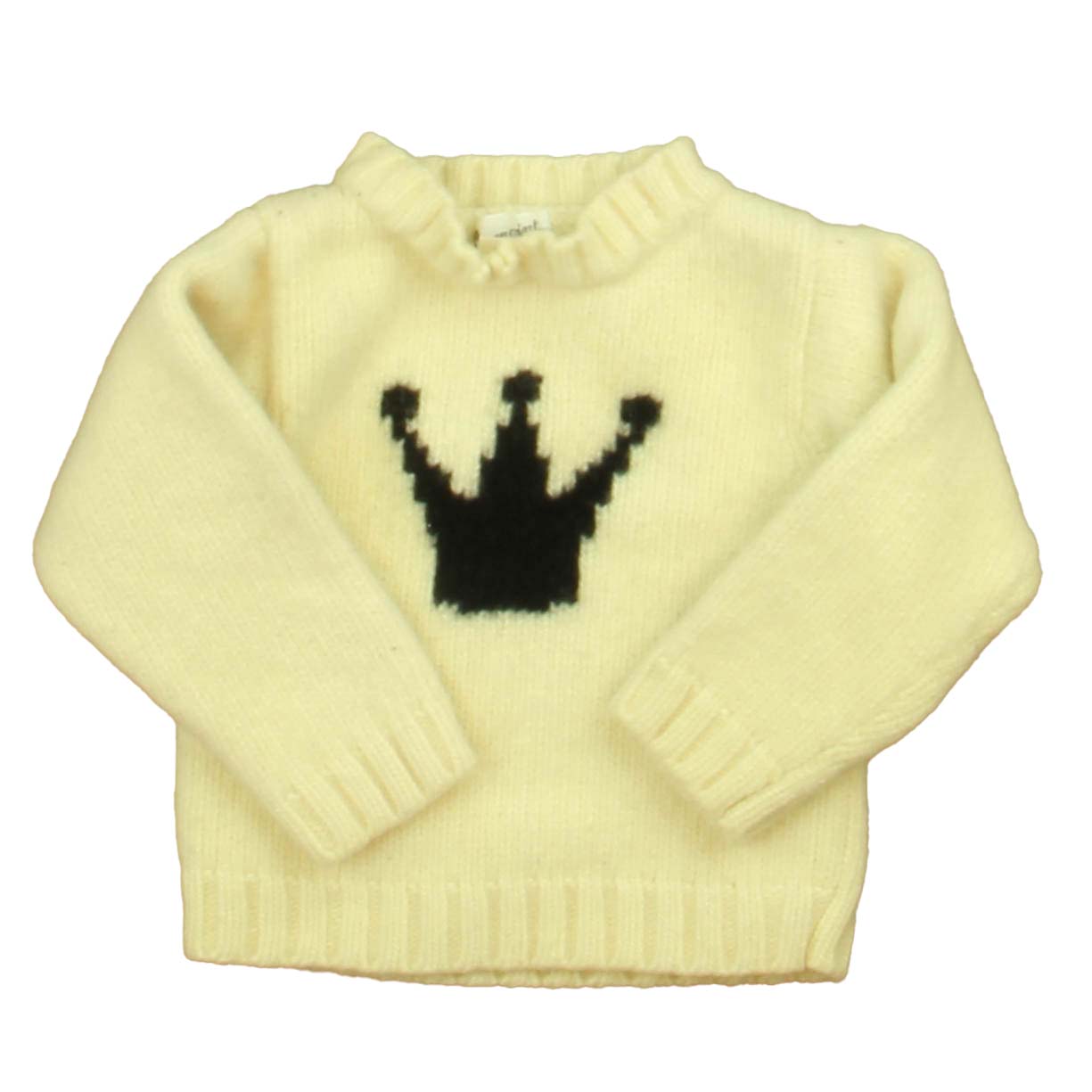 Bonpoint Boys Ivory | Navy Sweater Size: 12-18 Months Ivory | Navy
