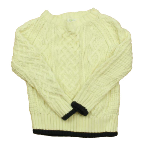 Crewcuts Boys Ivory | Navy Sweater Size: 3T