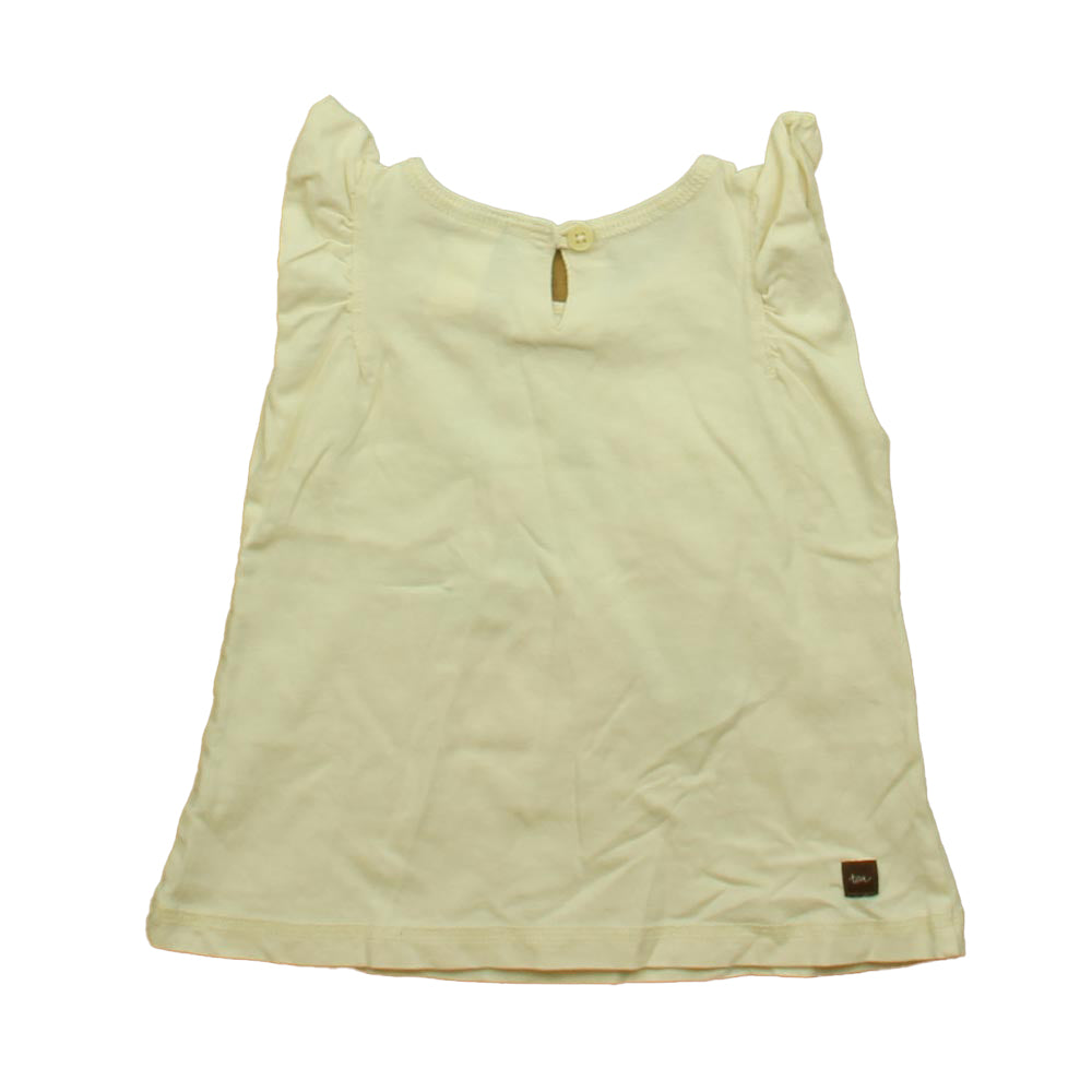 Tea Girls Ivory Orange T-Shirt Size: 12-18 Months Ivory Orange