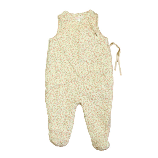 Janie and Jack Girls Ivory | Pink Floral Jumper Size: 3-6 Months