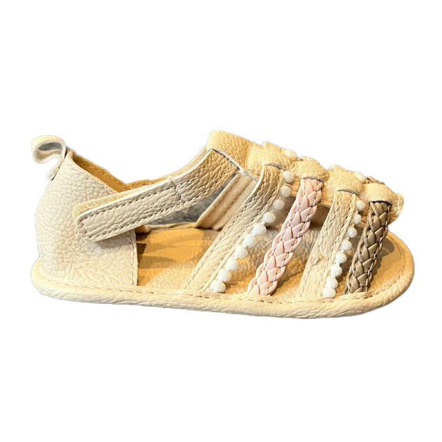 Carter's Girls Ivory | Pink Sandals Size: 12-18 Months Ivory | Pink