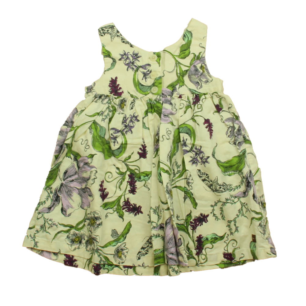 Tea Girls Ivory | Purple Dress Size: 3T Ivory | Purple