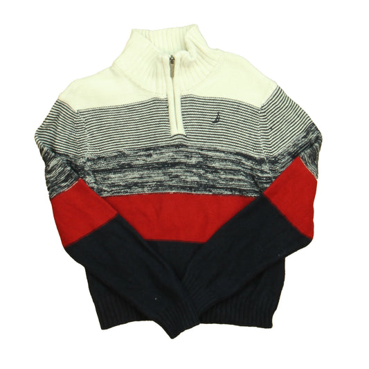 Nautica Boys Ivory | Red | Navy Sweater Size: 4T Ivory | Red | Navy