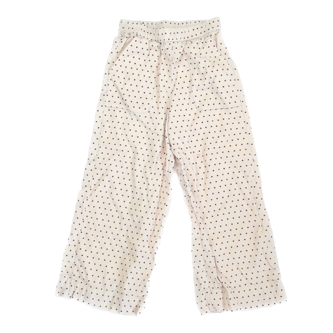Hanna Andersson Girls Ivory | Red Corduroy Pants Size: 8 Years Ivory | Red