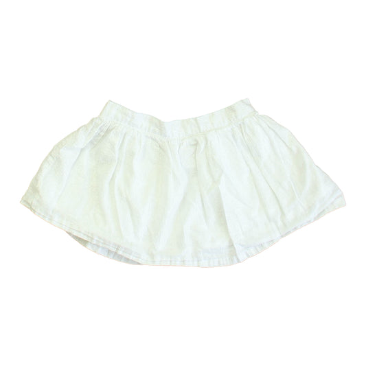 Gymboree Girls Ivory | Silver Skirt Size: 2T Ivory | Silver