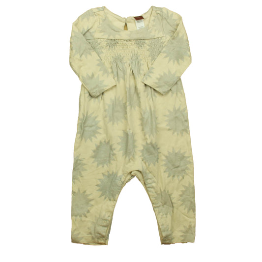 Tea Girls Ivory | Silver Long Sleeve Outfit Size: 6-12 Months Ivory | Silver