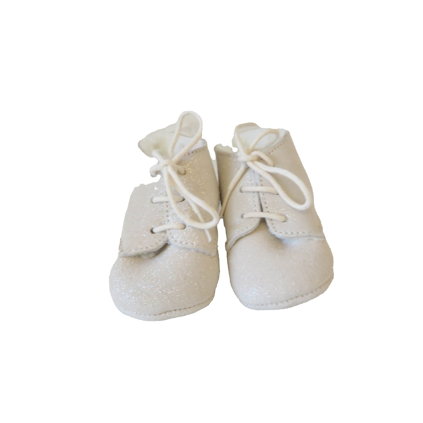 Jacadi Girls Ivory Sparkle Shoes Size: 4 Infant