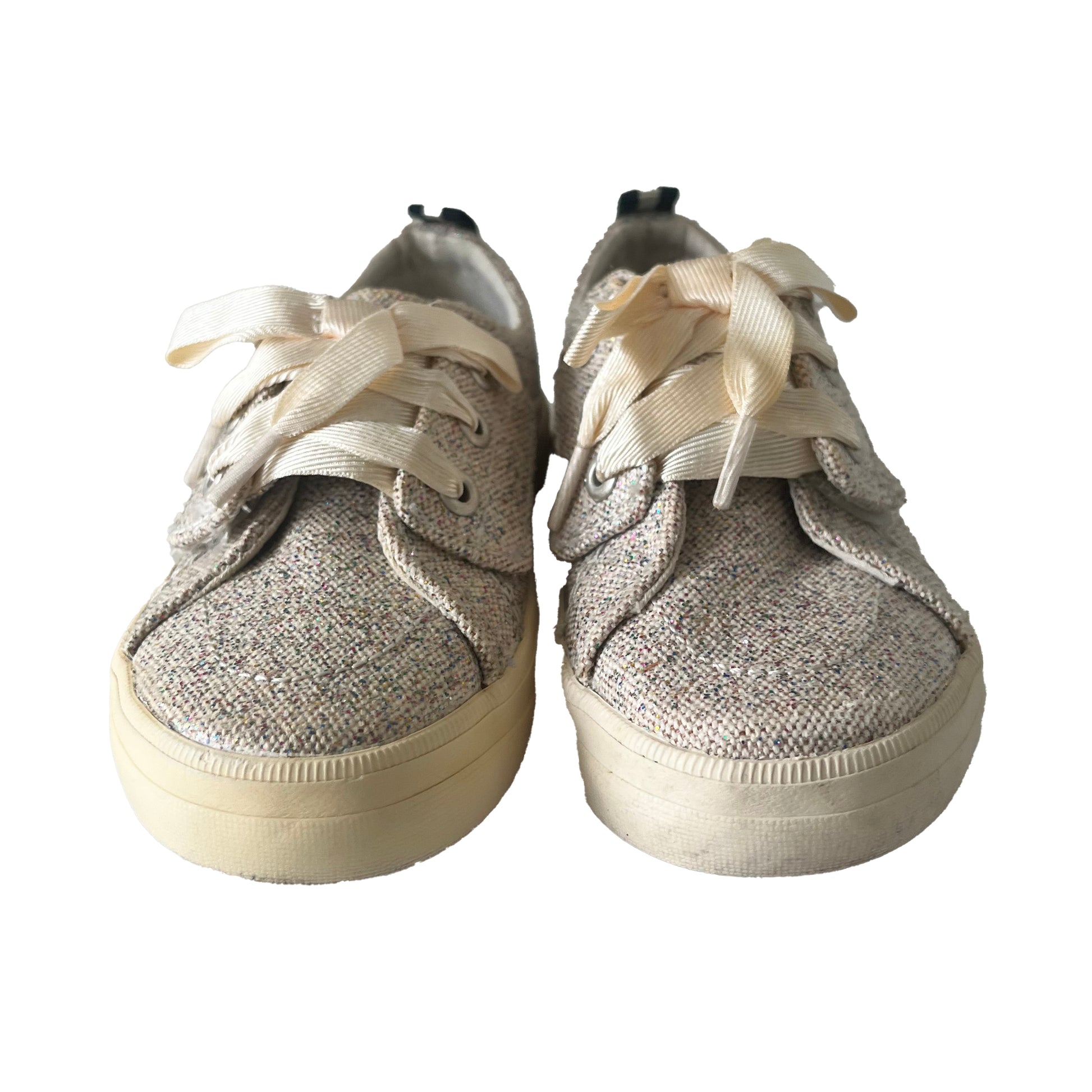 Sperry Girls Ivory Sparkle Sneakers Size: 6 Toddler Ivory Sparkle