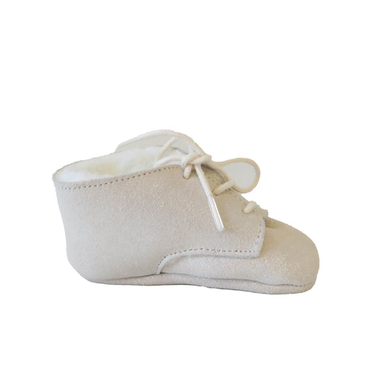 Jacadi Girls Ivory Sparkle Shoes Size: 4 Infant Ivory Sparkle