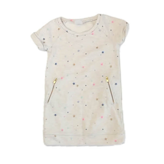 Gap Girls Ivory Stars Dress Size: 3T Ivory Stars