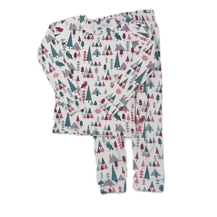 Tea Collection Boys Ivory Trees 2-piece Pajamas Size: 5T Ivory Trees