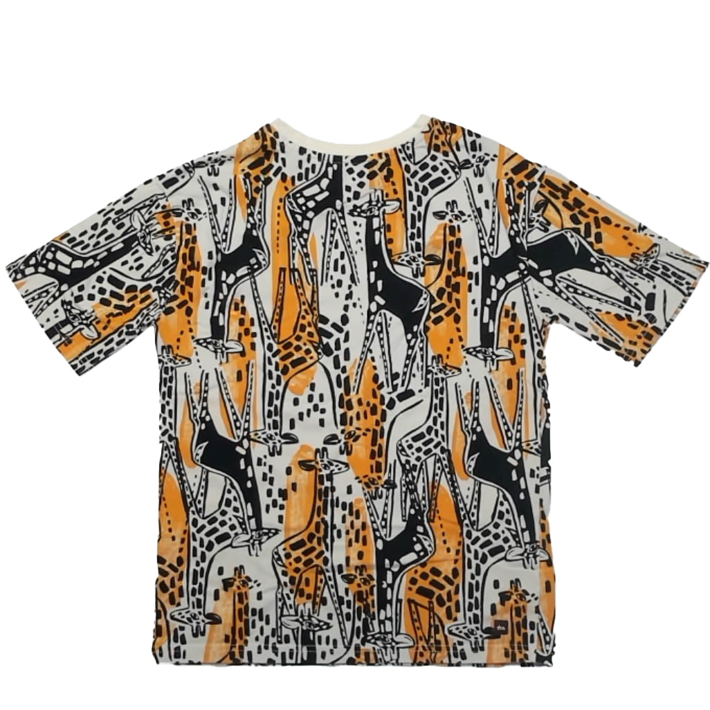 Tea Collection Boys Ivory. | Yellow Giraffes T-Shirt Size: 12 Years Ivory. | Yellow Giraffes